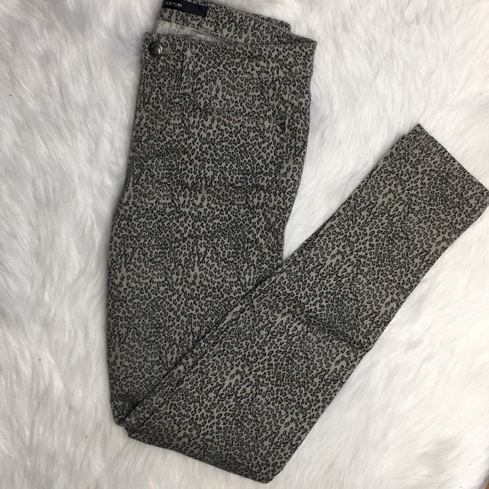 Joes Jeans Chelsea fit baby leopard print sz 28